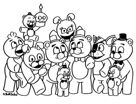 Fnaf Coloring Pages Springtrap At Free Printable