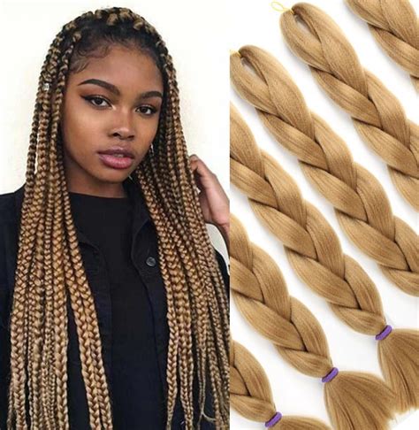 honey blonde ombre knotless braids since the technique itself consists in making a gradient