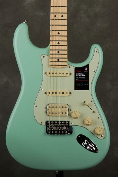Fender American Performer Stratocaster Hss Mn Satin Surf Green