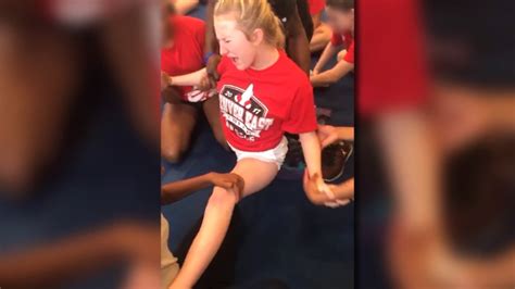Disturbing Video Shows High School Cheerleaders Forced Into Repeated Splits Today