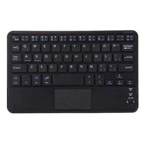 Bluetooth Wireless Keyboard With Touch Panel Compatible With All