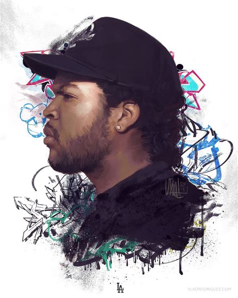 Artbook Rapper Art Book Art Ice Cube Drawing