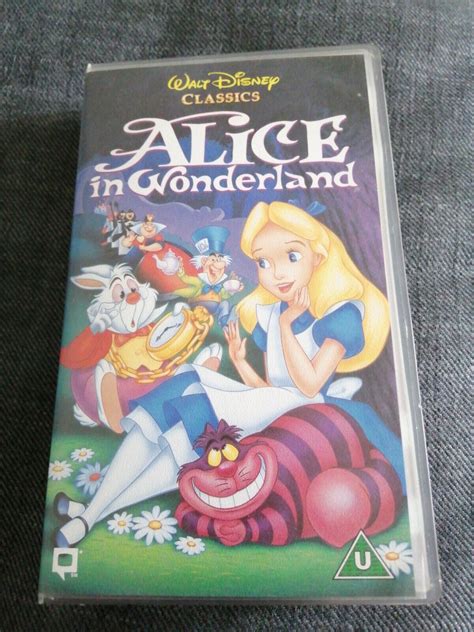 Alice In Wonderland 1951 Walt Disney Vhs Animated Ebay