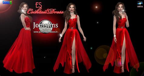 Long High Slit Dress The Sims 4 P2 Sims4 Clove Share Asia Tổng Hợp