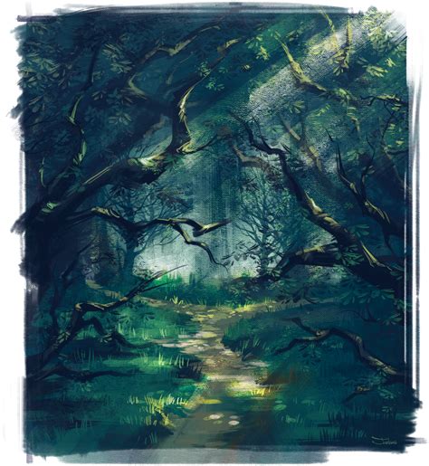 Mysterious Forest By Sashajoe On Deviantart