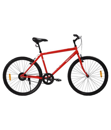 Superbly comfortable and trendy, this bicycle reflects your style and. BSA Red Mach City I-Cycle: Buy Online at Best Price on ...