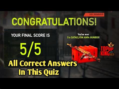 #kalaharipatchquiz #freefirekalahariquiz 😍😍free fire fans. Kalahari Patch Quiz All Correct Answers Revealed / Free ...