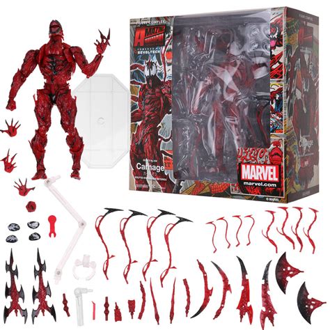 Marvel Carnage Red Venom No Revoltech Series Action Figure Toy T