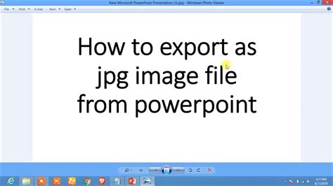 How To Export Powerpoint Slides As Images  Png Or As Pdf Youtube