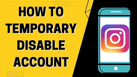 How To Deactivate Instagram Account Temporarily How To Temporarily