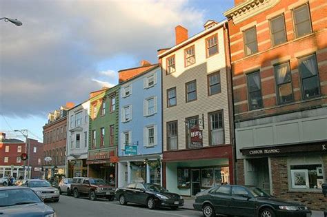 Market Street In Downtown Portsmouth New Hampshire By Nelights Via