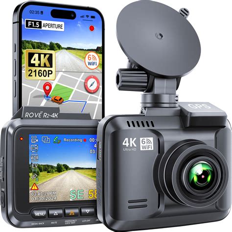 Rove R2 4k Dash Cam 4k Ultra Hd 2160p Car Dashboard Camera Built In Wi