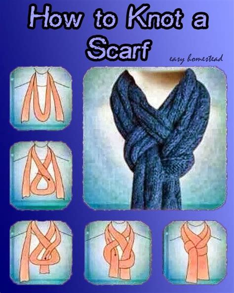How To Knot A Scarf Ways To Tie Scarves Scarf Knots Scarf