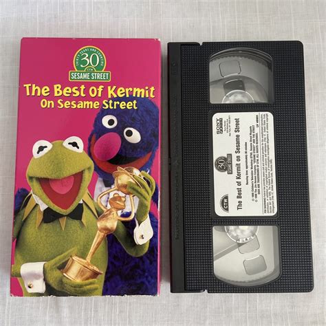 The Best Of Kermit On Sesame Street Vhs 1998 Htf Oop Vg Condition Ebay