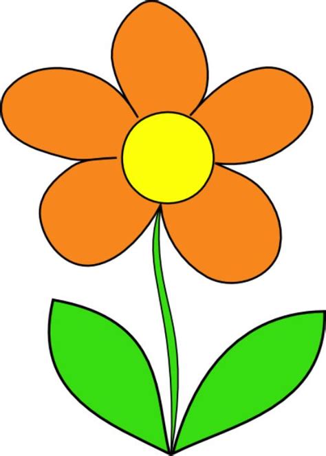 Gambar Bunga Kartun Sederhana Bunga Bunga Biru Gambar