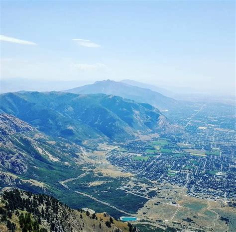 N Ogden Ut This Photo Shows North Ogden From Ben Lomond Peak In 2016