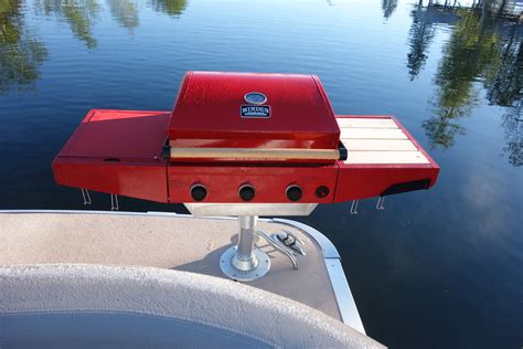 That's why we went ahead and found the best portable grills that you can take just about anywhere. Custom made Pontoon Boat LP BBQ Grill cooker | Mullett ...