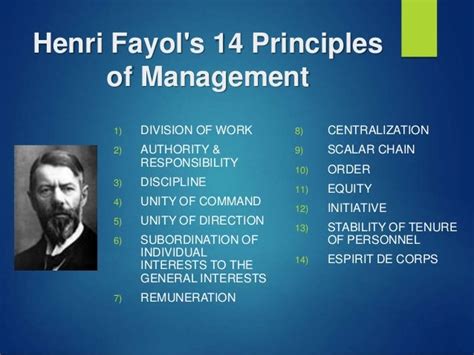 14 Principles Of Management