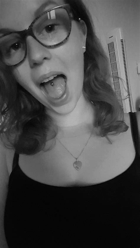 got my tongue pierced today r piercing