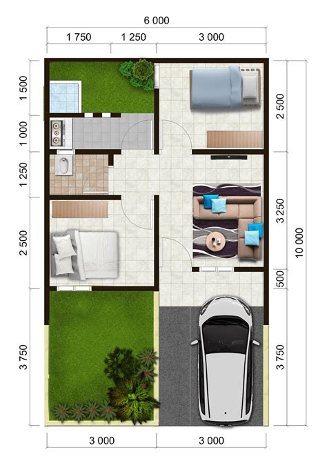Denah Rumah Minimalis Lantai Tipe Shedplans Tata Letak Rumah My XXX