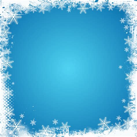 Snowflake Border Free Vector Art 5604 Free Downloads