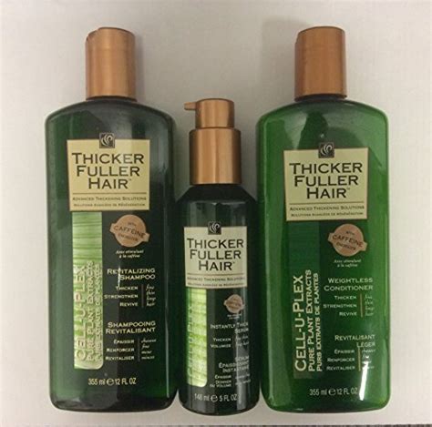 Thicker Fuller Hair Kit Shampoo 355ml Conditioner 355ml Serum 148ml