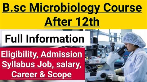 Bsc Microbiology Course Full Information In Hindicareer In Bsc