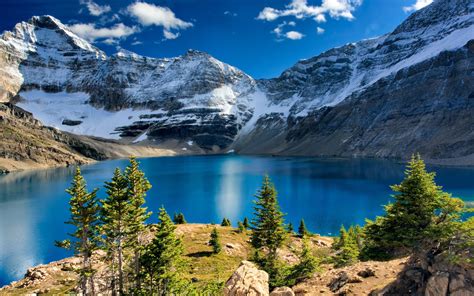 Naturaleza Montaña Azul Lago Paisaje Fondos De Pantalla Hd Avance