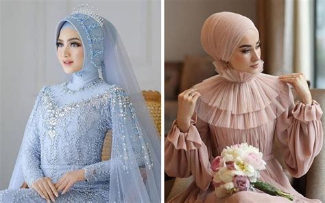 Inspirasi Gaun Pengantin Hijab Muslimah Kekinian Hai Gadis