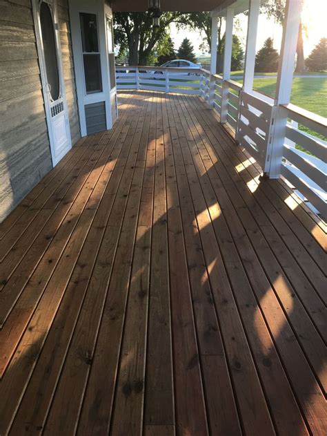 See all superdeck® deck care system products provides durable, opaque protection for many exterior horizontal wood surfaces. Floor, handrails done in Sherwin-Williams Superdeck ...