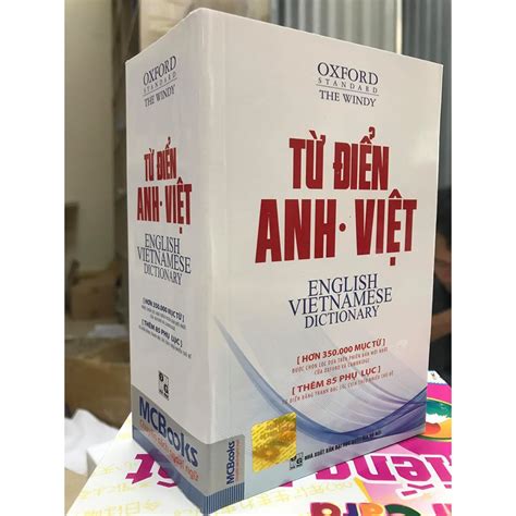 Sách Từ Điển Oxford Anh Việt Hơn 350000 Từ Bìa Mềm Màu Trắng