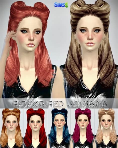 Jenni Sims Butterflysims 082085 Hairstyles Retextured Sims 4 Hairs