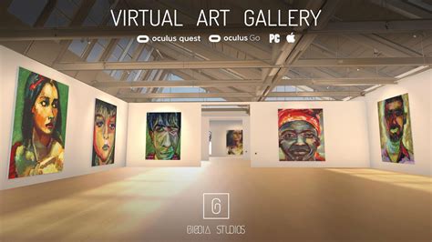 virtual art gallery for artists youtube