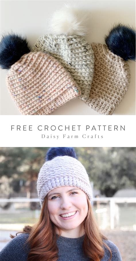 Daisy Farm Crafts Crochet Hats Crochet Hat Pattern Easy Crochet Hat
