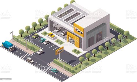 Car showrooms have been held regularly since car was founded. Vector Car Showroom Stock Illustration - Download Image ...