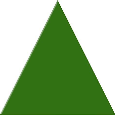 Green Triangle Image 42398 Free Icons And Png Backgrounds