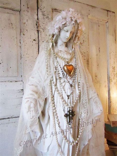Best etsy freelance services online. White Virgin Mary statue 34 with tiara and soft veil ...