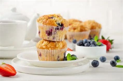 Low Calorie Healthy Blueberry Lemon Muffins Lose Weight By Eating