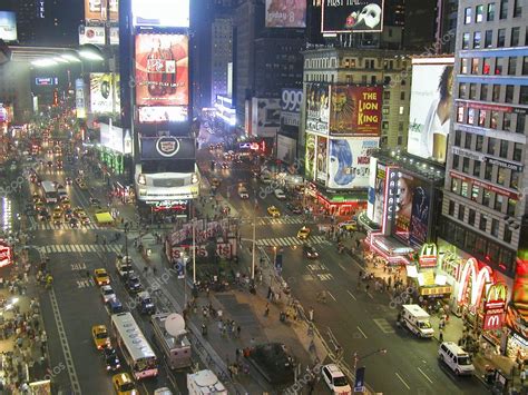 Times Square Lights New York City Stock Editorial Photo © Jovannig