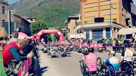 Giro D Italia HandBike Tirano E Media Valtellina