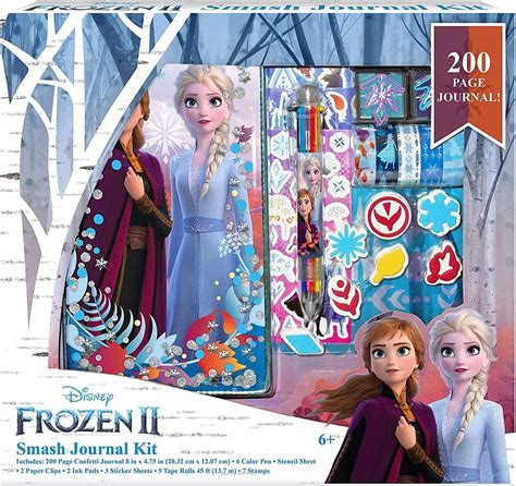Disney Frozen 2 Journal Elsa And Anna Smash Journal Kit Diaries Journals And Notebooks Amazon
