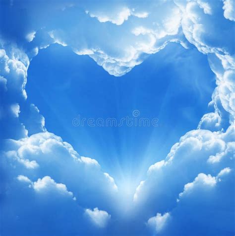 Cloud Heart Cloud Shaped Heart On A Sky Ad Heart Cloud Sky