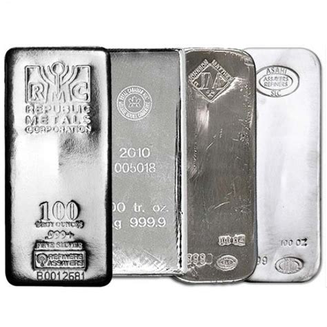 Buy 100 Oz Silver Bar Secondary Market 999 Fine Monument Metals