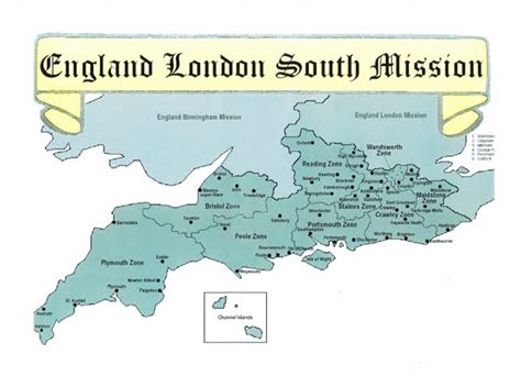 My Two Years As A Missionary England London South Mission Map