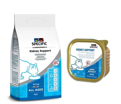 When it comes to the best cat food to prevent kidney disease or to manage it, moisture is essential. VetXX Specific FKD & FKW Veterinary Diet Cat Food Kidney ...