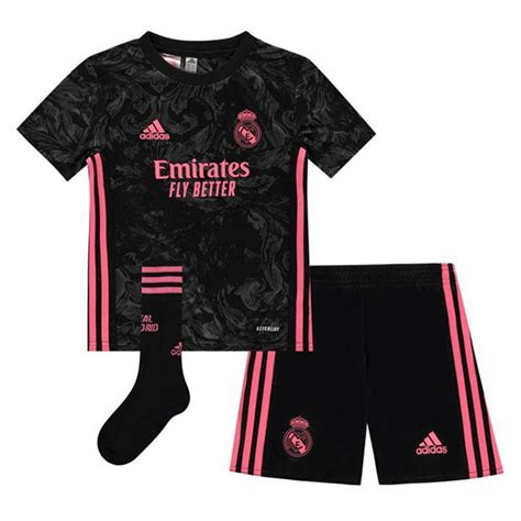 It's black with a grey collar. adidas Real Madrid Third Mini Kit 2020 2021 | SportsDirect.com