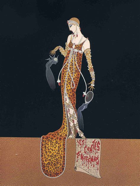 Erte Russian Born French Designer And Illustrator Who Was A Leading