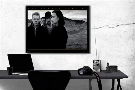 U2 The Joshua Tree Rock Music Poster Canvas Wall Art Print John