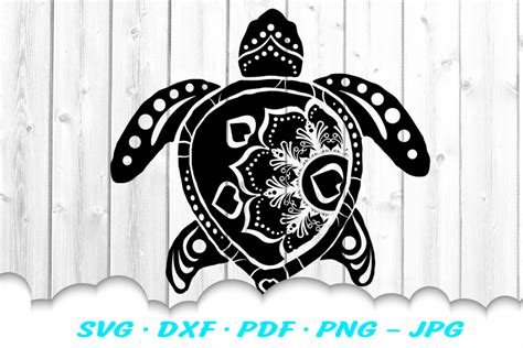 Mandala Sea Turtle Svg Turtle Svg Bundle Mandala Design Art