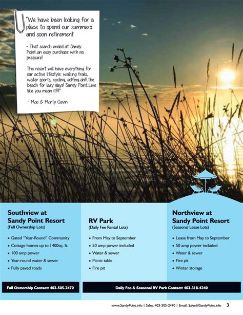 Sandy Point Brochure Sandypoint